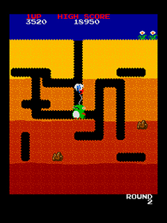 Dig Dug diggin and duggin.